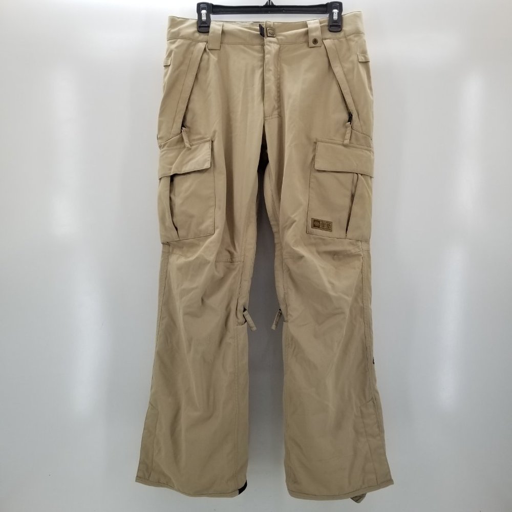 686 Snowboarding Pants Men's Snow Infidry Thermal Rating 6 Tan  Size S